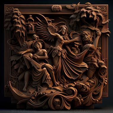 3D модель Игра God Wars Future Past (STL)